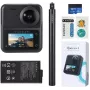 Veiksmo kamera KanDao QooCam 3 Travel Combo — 360° fiksavimas, 4K vaizdo įrašas, 3D palaikymas