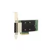 BROADCOM 9400-16e PCIe vidinis pagrindinis adapteris — SAS/SATA, žemo profilio, pasyvus aušinimas, 12 Gbit/s
