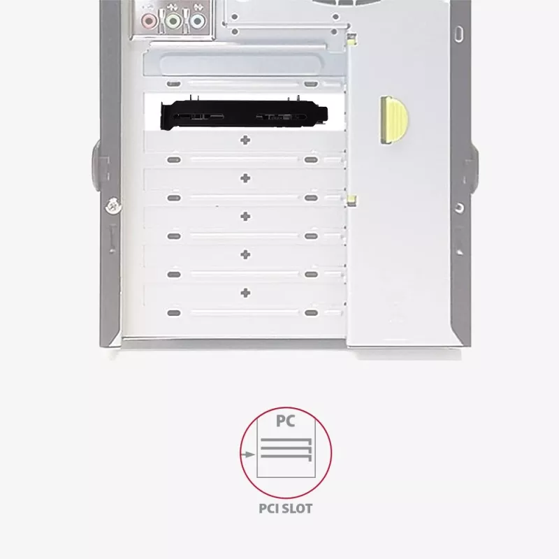 AXAGON RHD-P25 metalinis rėmas 2x 2,5 į 3,5/PCI