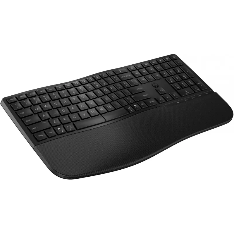 HP 680 Comfort Dual-Mode klaviatūra pilno dydžio belaidė Bluetooth juoda