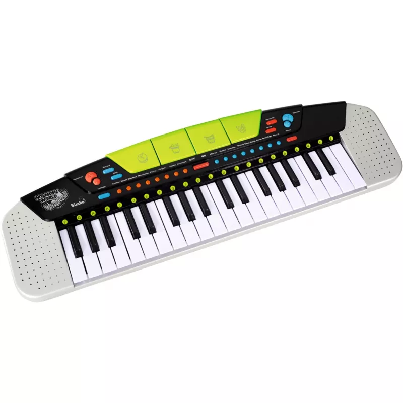 Vaikiška elektroninė klaviatūra Simba-Dickie Simba My Music World klaviatūra Modern Style