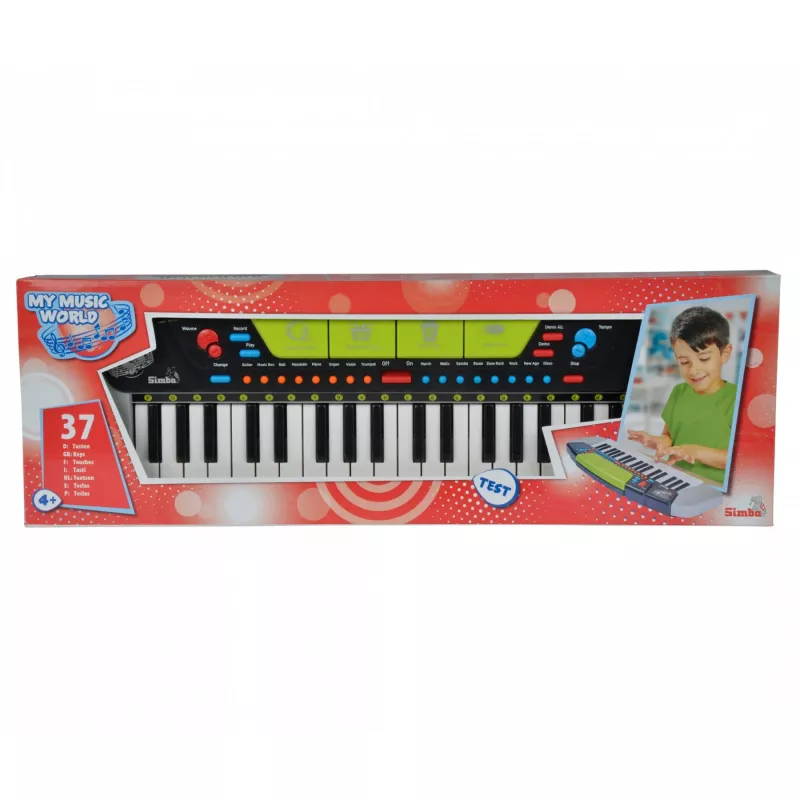 Vaikiška elektroninė klaviatūra Simba-Dickie Simba My Music World klaviatūra Modern Style