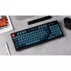 V5 Max, žaidimų klaviatūra juoda/mėlynai pilka, DE išdėstymas, Gateron Jupiter Banana, Hot-Swap, RGB