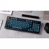 V5 Max, žaidimų klaviatūra juoda/mėlynai pilka, DE išdėstymas, Gateron Jupiter Banana, Hot-Swap, RGB