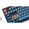 V5 Max, žaidimų klaviatūra juoda/mėlynai pilka, DE išdėstymas, Gateron Jupiter Banana, Hot-Swap, RGB