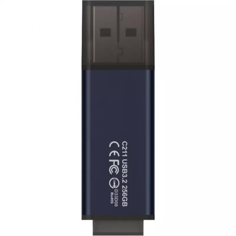 Team Group C211 - 64 GB - USB Type-A - 3.2 Gen 1 (3.1 Gen 1) - Dangtelis - 8 g - Mėlynas