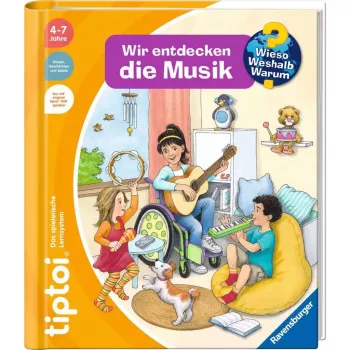 tiptoi Kodėl? Kaip? Kam? Atrandame muziką, Mokomoji knyga