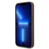 GUESS dėklas Guess GUHCP15L4GMGBR iPhone 15 Pro 6.1 ruda | rudas kietas dėklas 4G Big Metal Logo