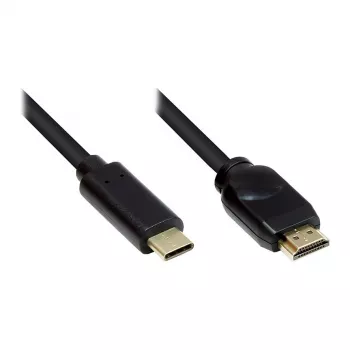 Good Connections GC-M0103 - 5 m - USB Type-C - HDMI Type A (Standard) - Vyriškas - Vyriškas - tiesus
