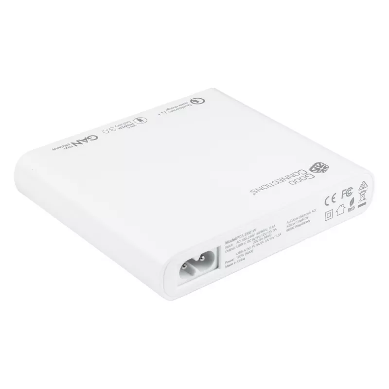 Mobiliojo įrenginio įkroviklis Alcasa PCA-D001W Universalus Baltas AC Greitas įkrovimas