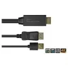Alcasa HDMI-DP020 vaizdo kabelio adapteris 2 m HDMI Type A DisplayPort juodas