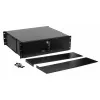 Stalčių blokas Equip Lockable Drawer 19 inch 3U RAL9005 juoda