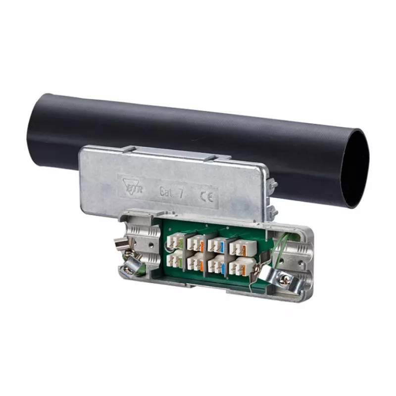 Tinklo ilgintuvas MetzConnect 130863-01-E Cat6 / Cat6a / Cat7 kabeliams, 0,5 A įvestis
