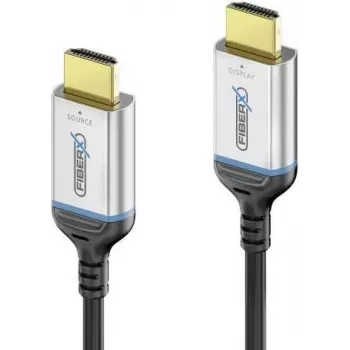 FiberX HDMI laidas 15m FX-I380-015 2.1 48 Gbit/s Juodas
