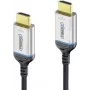 FiberX HDMI laidas 15m FX-I380-015 2.1 48 Gbit/s Juodas