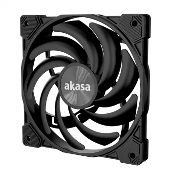 Akasa Alucia XS plonas-Fan 120 mm - juodas