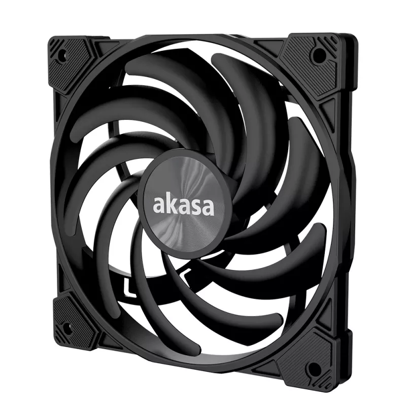 Akasa Alucia XS plonas-Fan 120 mm - juodas