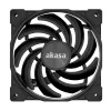 Akasa Alucia XS plonas-Fan 120 mm - juodas
