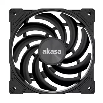 Akasa Alucia XS plonas-Fan 120 mm - juodas