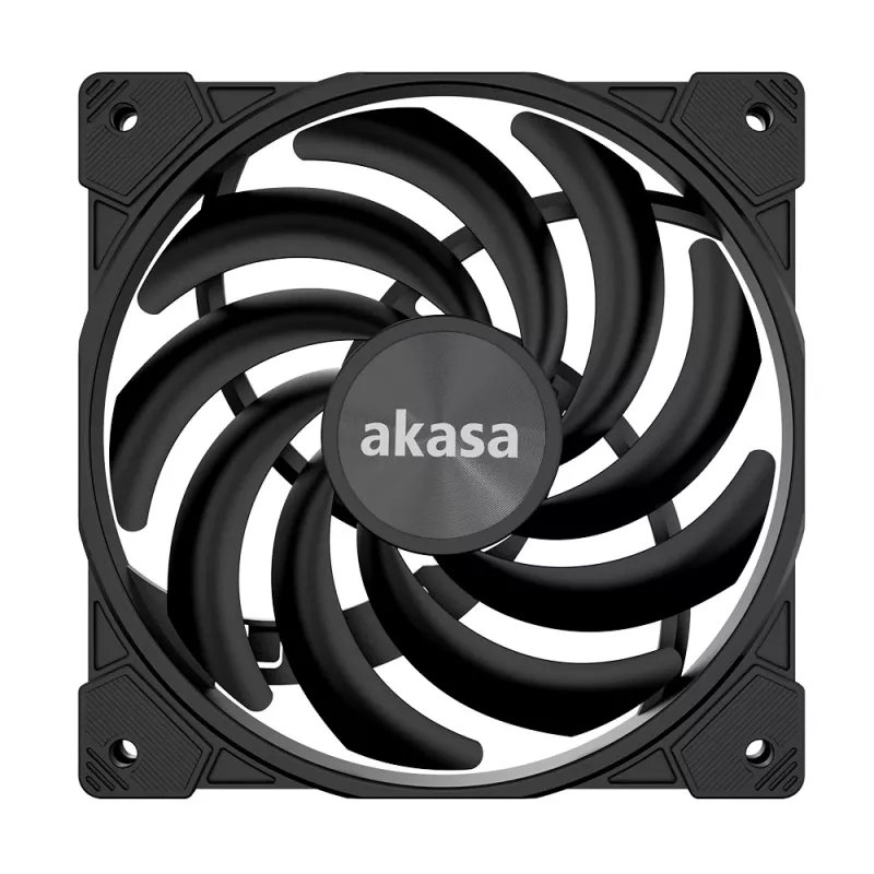 Akasa Alucia XS plonas-Fan 120 mm - juodas