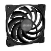 Akasa Alucia XS plonas-Fan 120 mm - juodas