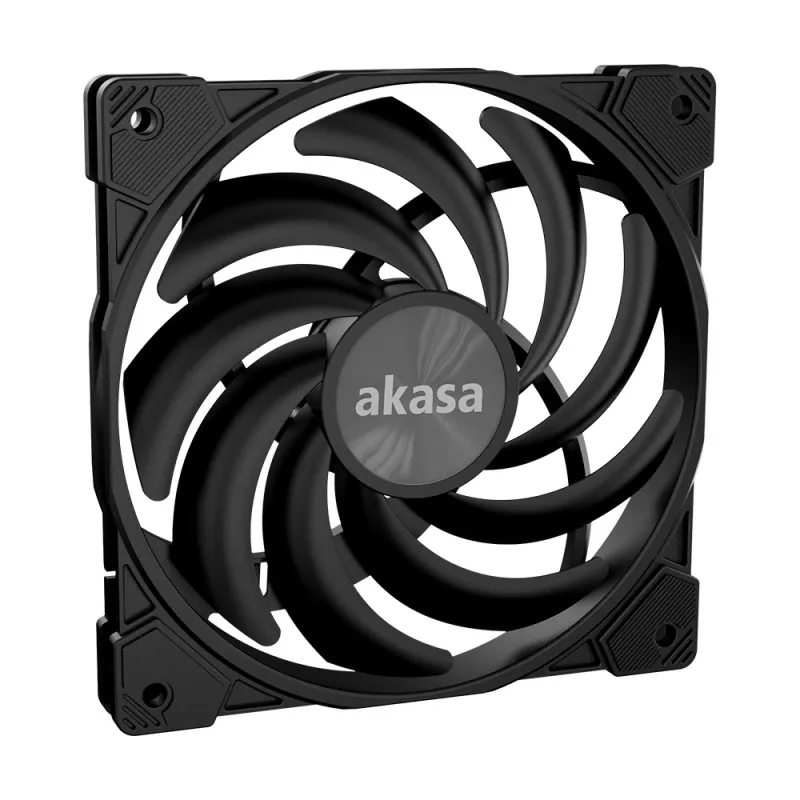 Akasa Alucia XS plonas-Fan 120 mm - juodas