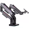 Monitoriaus laikiklis Thermaltake GEA-MSR-DMSBLK-01 35 coliai Juoda Pilka 20kg