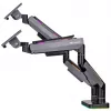 Monitoriaus laikiklis Thermaltake GEA-MSR-DMSBLK-01 35 coliai Juoda Pilka 20kg