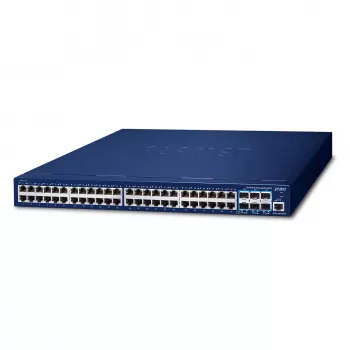 Valdomas L3 Gigabit Ethernet komutatorius PLANET SGS-6310-48T6X 48 prievadai 1U