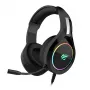 Žaidimų ausinės Havit GAMENOTE H2232D RGB USB+3.5mm
