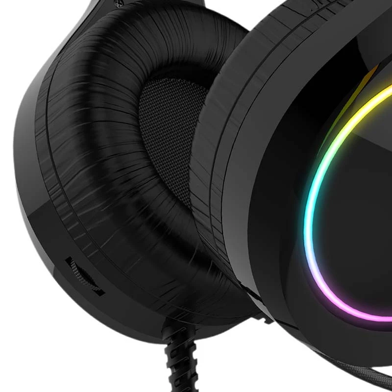 Žaidimų ausinės Havit GAMENOTE H2232D RGB USB+3.5mm