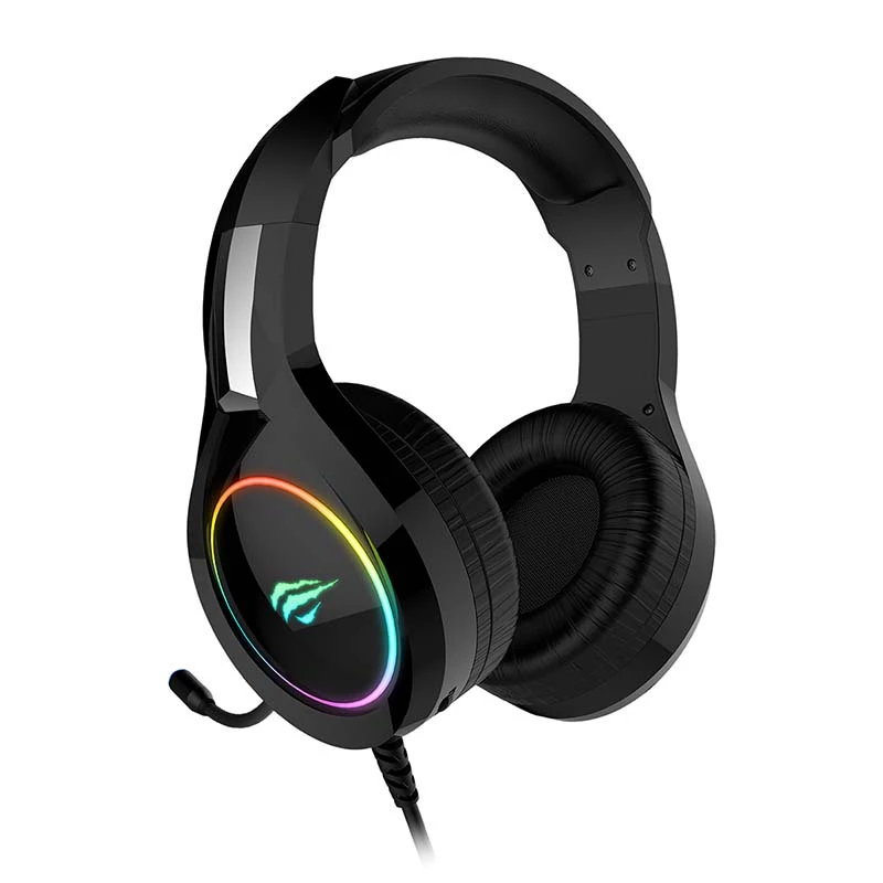 Žaidimų ausinės Havit GAMENOTE H2232D RGB USB+3.5mm