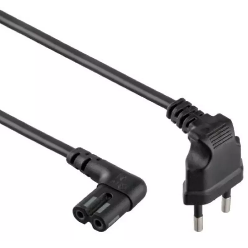 Maitinimo kabelis Gembird PC-184L 1 m H05VV-F CEE7/16 į C7, 2,5 A, juodas