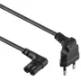 Maitinimo kabelis Gembird PC-184L 1 m H05VV-F CEE7/16 į C7, 2,5 A, juodas