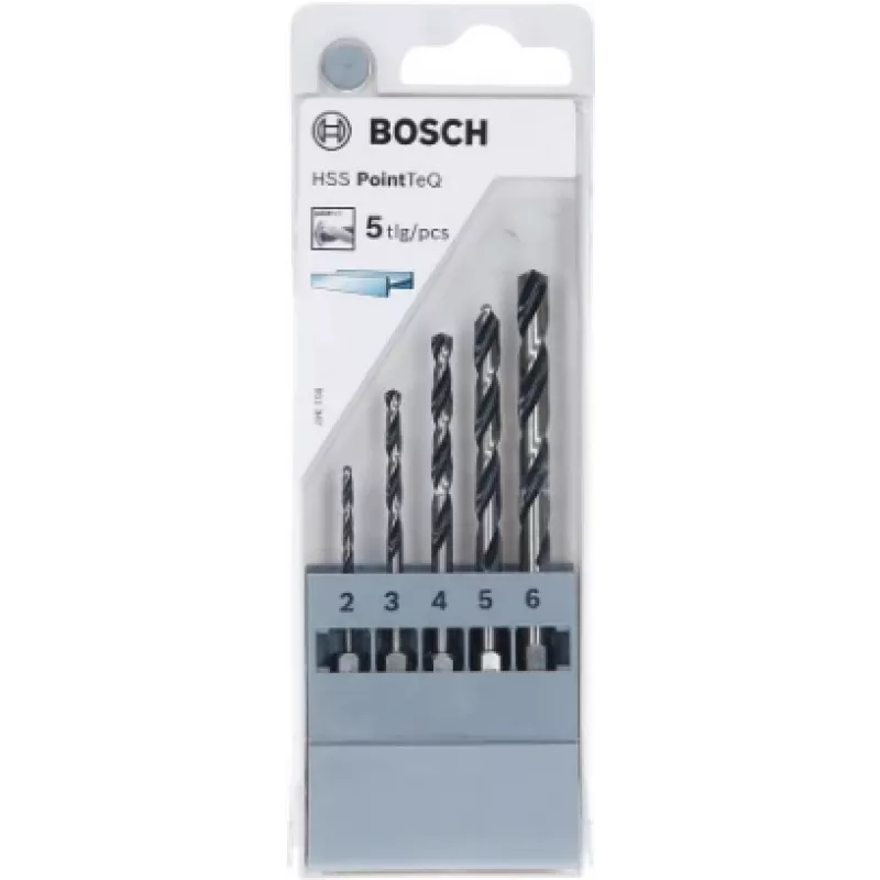 Smailus kaltinis grąžtas Bosch HSS Twist Drill Bit PointTeQ Sey