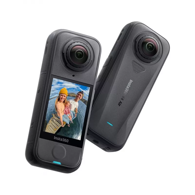 Veiksmo kamera Insta360 X4AIR — 8K Ultra HD, 120 fps, 29 MP, atspari vandeniui iki 15 m, 2010 mAh, 165 g