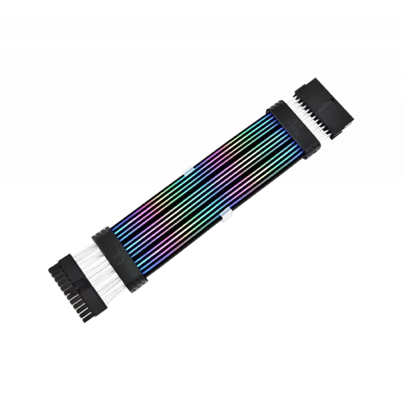 Thermaltake Tt Mod 24-pin ARGB maitinimo ilginimo laidas, juodas