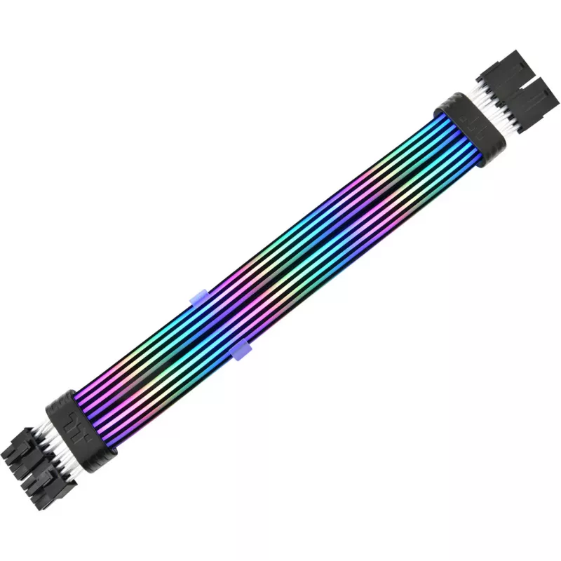 Jungiamasis laidas THERMALTAKE AC-082-CN1NAN-A1 8 kontaktų lizdas–lizdas, juodas, 0,272 m
