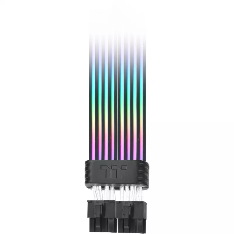 Jungiamasis laidas THERMALTAKE AC-082-CN1NAN-A1 8 kontaktų lizdas–lizdas, juodas, 0,272 m