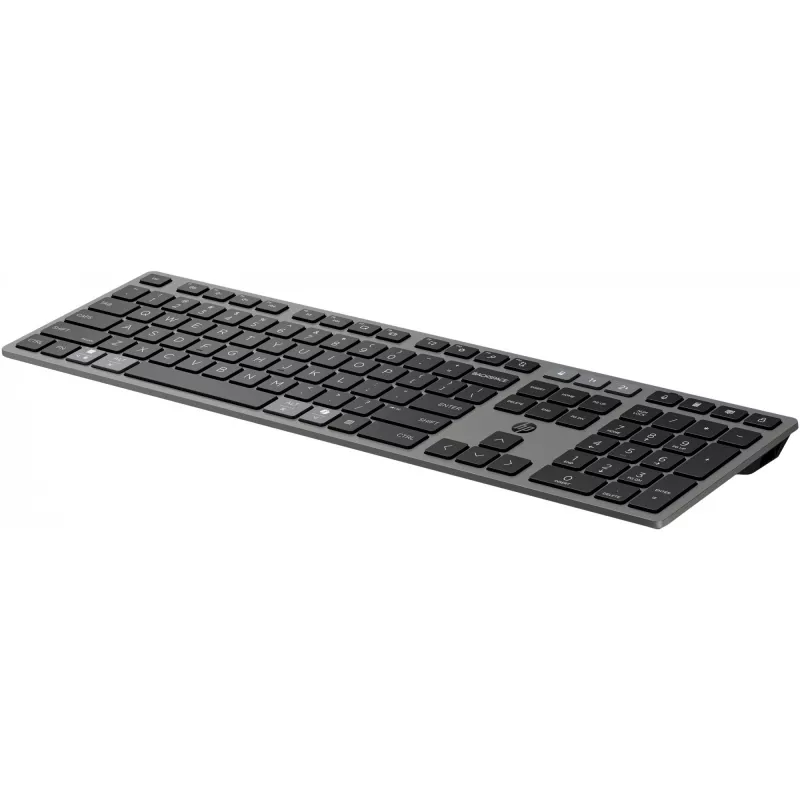 HP 720 kelių įrenginių įkraunama belaidė klaviatūra, pilno dydžio, USB, Bluetooth