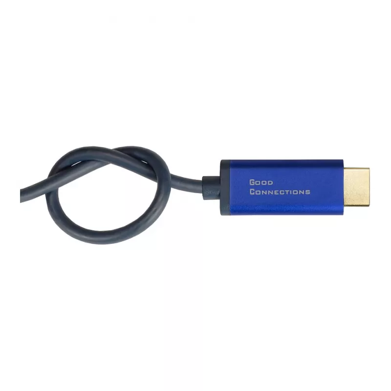 Vaizdo kabelio adapteris Alcasa 4860-SF030B 3m DisplayPort HDMI mėlynas juodas