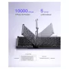 Inateck KB06101_STEEL GRAY klaviatūra Namams RF belaidė + Bluetooth QWERTZ anglų Juoda