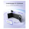 Inateck KB06101_STEEL GRAY klaviatūra Namams RF belaidė + Bluetooth QWERTZ anglų Juoda
