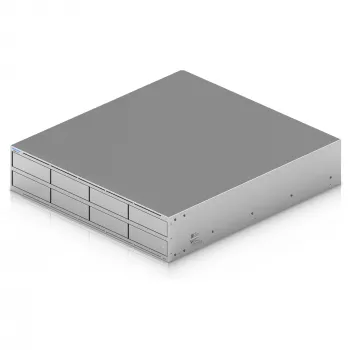 Ubiquiti UniFi UNAS Pro 8 tinklo saugykla, 2HE, montuojama stelaže, 10 Gbps, 8x HDD / 2x M.2 lizdai, UniFi integracijos (UNAS-PRO-8)