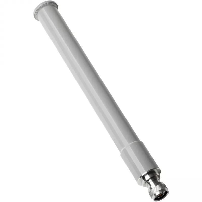 2,4 GHz 4 dBi / 5 GHz 7 dBi dviguba visakryptė antena pilka N jungtis