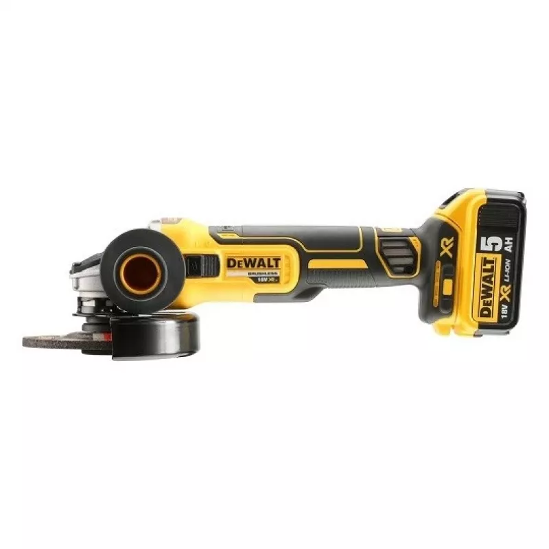 DeWalt DCK2026P2T-QW kombinuotas rinkinys DCD805 + DCG405, 18 V XR 2×5,0 Ah juodas, geltonas