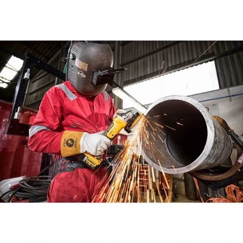 DeWalt DCK2026P2T-QW kombinuotas rinkinys DCD805 + DCG405, 18 V XR 2×5,0 Ah juodas, geltonas