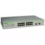 Allied Telesis AT GS950/16 WebSmart Switch - Komutatorius - Valdomas - 16 x 10/100/1000 + 2 x SFP - Stalinis