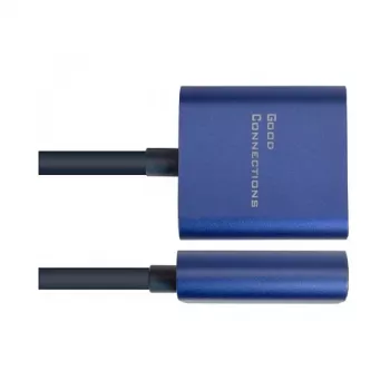 Vaizdo kabelio adapteris Alcasa MDP-HDMI2 0,2 m Mini DisplayPort HDMI Juoda Mėlyna