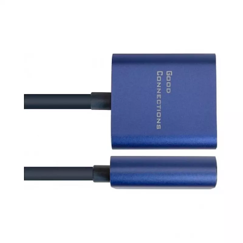 Vaizdo kabelio adapteris Alcasa MDP-HDMI2 0,2 m Mini DisplayPort HDMI Juoda Mėlyna